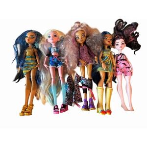 5 Monster High Dolls Draculaura Cleo Clawdeen Lagoona Generation 3